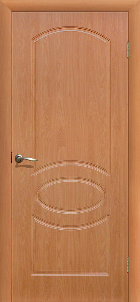 Дверь Межкомнатная дверь ПГ Неаполь ПВХ Миланский орех 