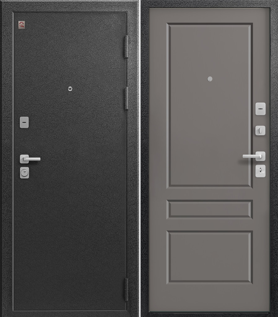Дверь LUX 6  NEW Серый муар/Софт грэй