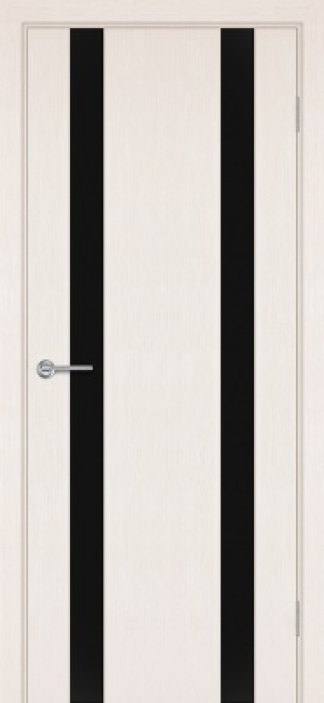 Дверь Межкомнатная дверь Гамма Г3-2 стекло ТРИПЛЕКС черное