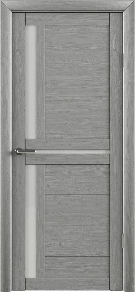 Дверь Межкомнатная дверь Модель Т5 Ясень Дымчатый (Стекло мателюкс)
