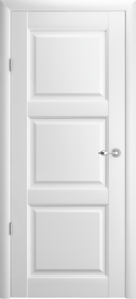 Дверь межкомнатная  Эрмитаж- 3 ПГ Белый Vinil