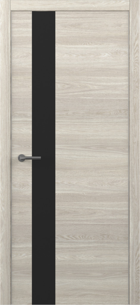 Дверь Межкомнатная дверь Status  - G  Дуб южный (черное стекло) Альберо