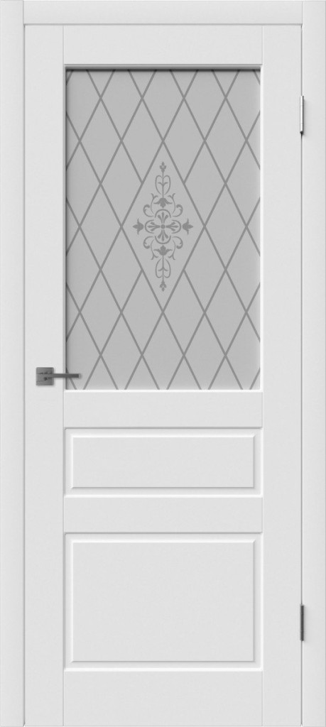 Дверь Честер 15ДО белая эмаль