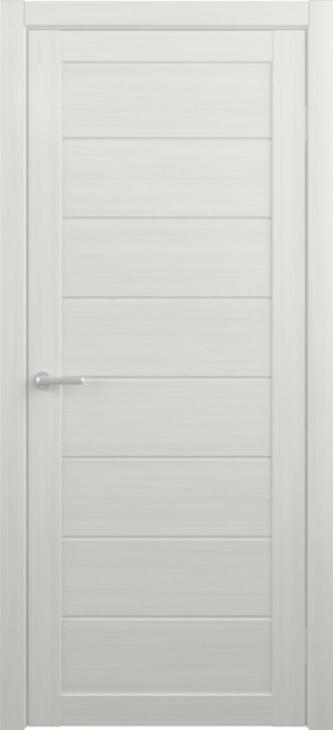 Дверь Межкомнатная дверь Сеул Белый кипарис (мателюкс) ЭкоШпон