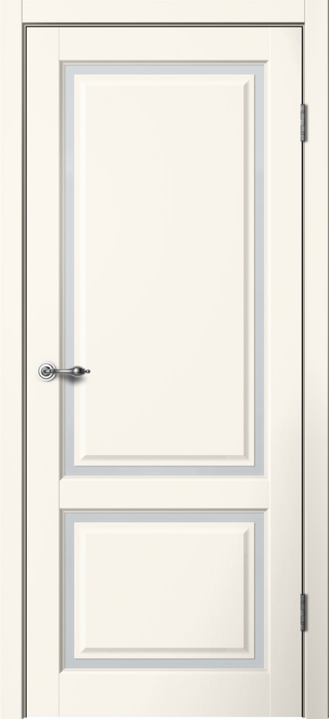 Дверь Межкомнатная дверь Е2 Ваниль стекло матовое