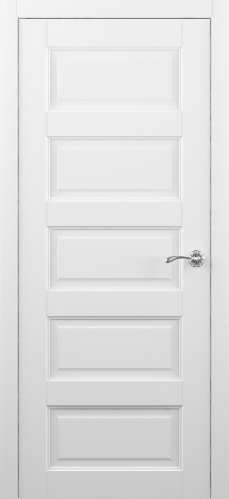 Дверь Межкомнатная дверь Эрмитаж 6 - ПГ Белый винил 