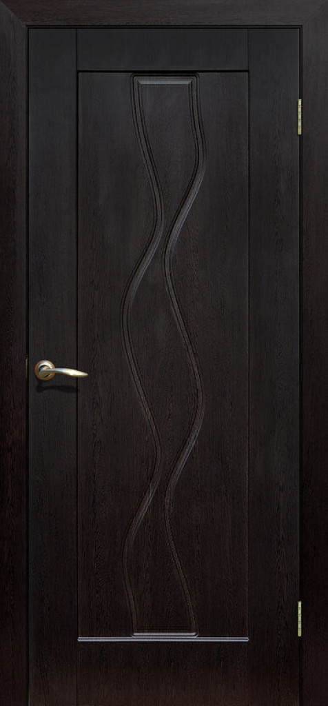 Дверь Межкомнатная дверь Водопад ПГ ПВХ Венге