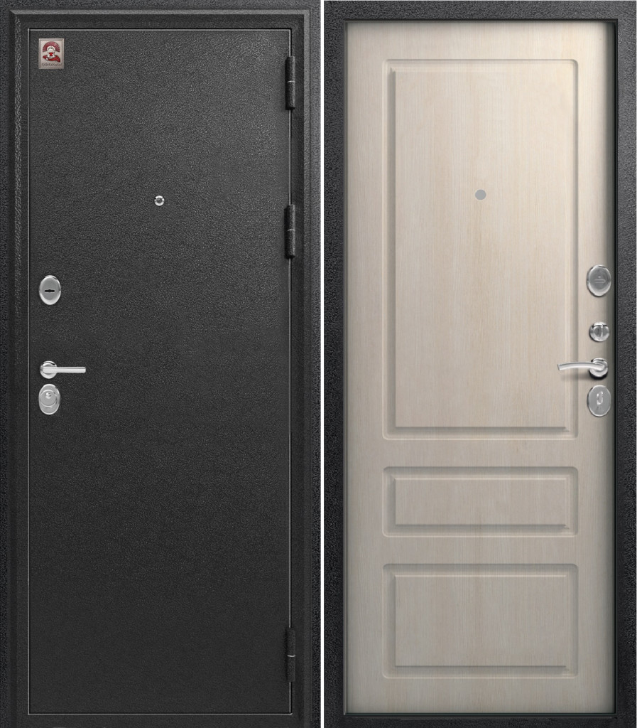 Дверь LUX 6 серый муар/седой дуб