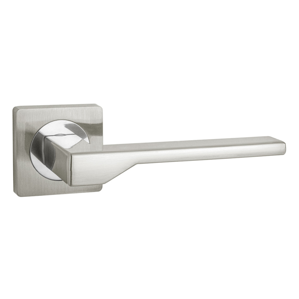 Дверь Ручка Ajax (Аякс) раздельная LEVEL JK SN/CP-3 матовый никель