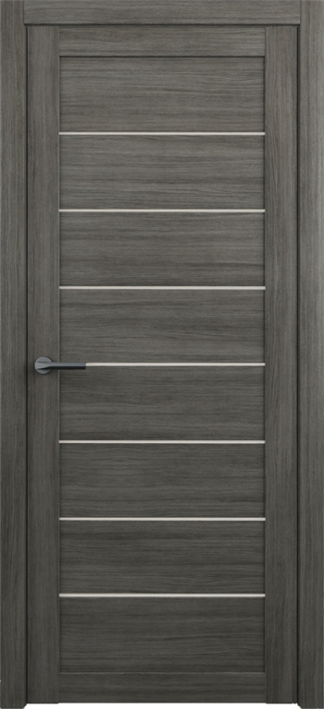 Дверь межкомнатная  Сеул Кедр серый (мателюкс) ЭкоШпон