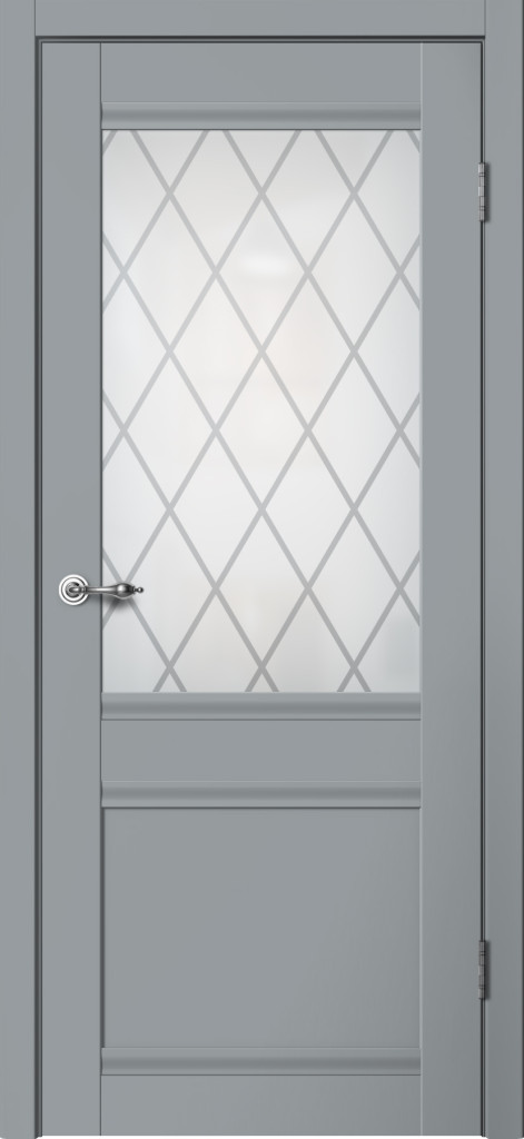 Дверь межкомнатная  ПО C-01 эмалит серый