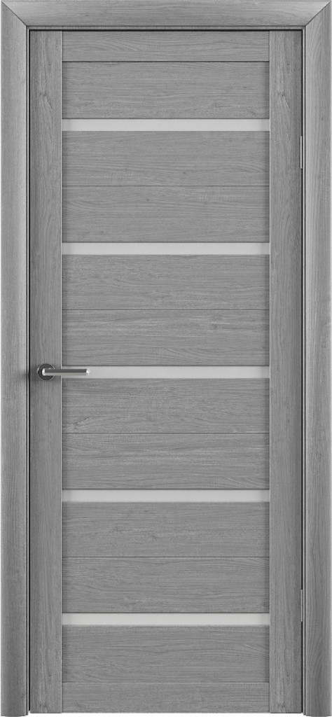 Дверь Межкомнатная дверь Модель Т2 Ясень Дымчатый (Стекло мателюкс) 