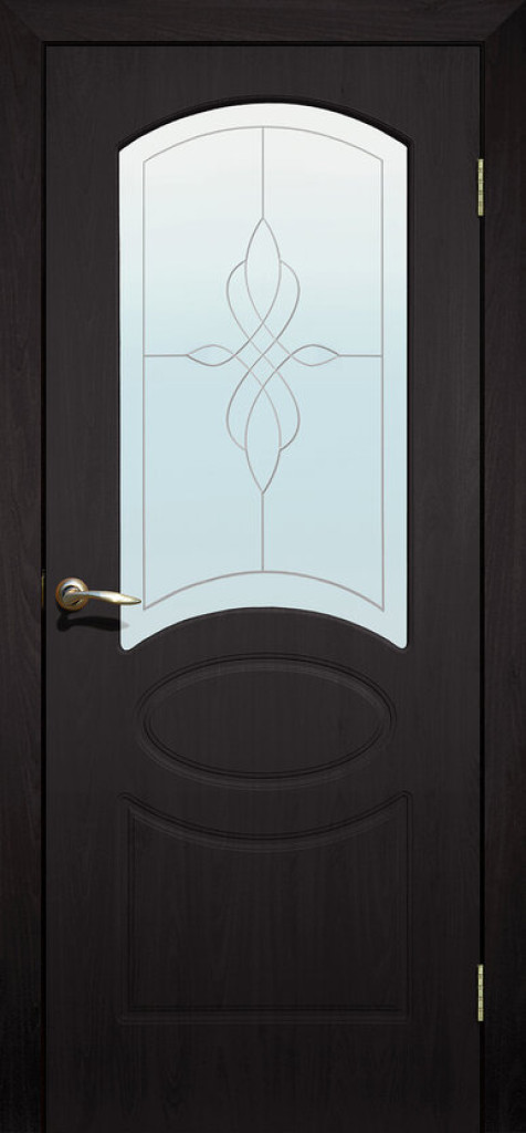 Дверь Межкомнатная дверь ПО Версаль ПВХ Венге